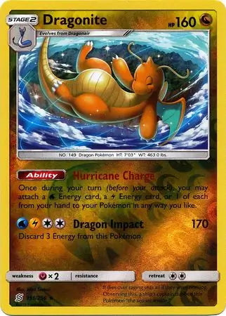 Unified Minds Dragonite #151/236 reverse holo